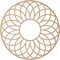 Ekena Millwork Cannes Wood Fretwork Pierced Ceiling Medallion, Alder, 26"OD x 8 7/8"ID x 3/8"T CMWP26X26X0375CNAL - alternate 5